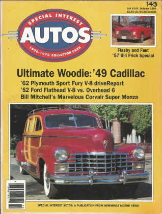 SPECIAL-INTEREST AUTOS 1994 OCT #143 - SUPER MONZA,FURY